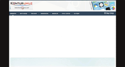 Desktop Screenshot of konturumuz.com